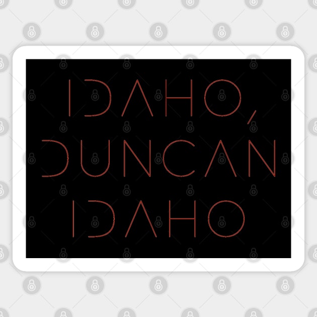 Duncan Idaho, protector of House Atreides Sticker by Swift Art